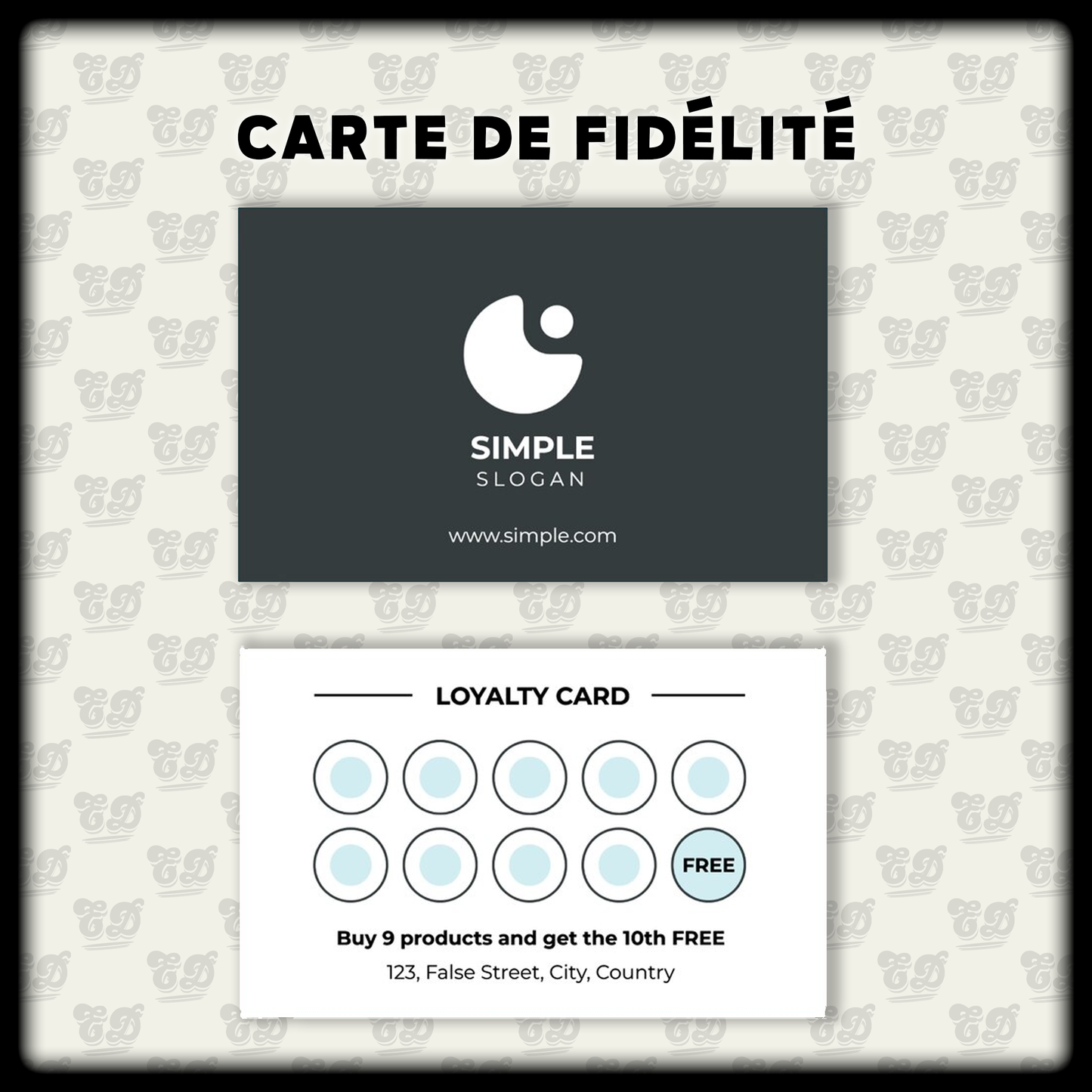 Carte de Visites/ Fidelité