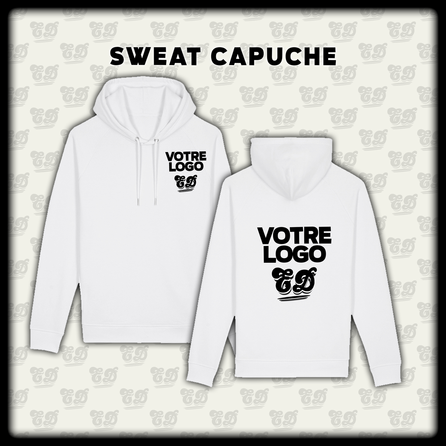 Sweat Capuche Flocage